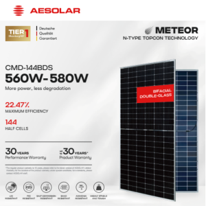 AEsolar - CMD-144BDS-580W | 580W