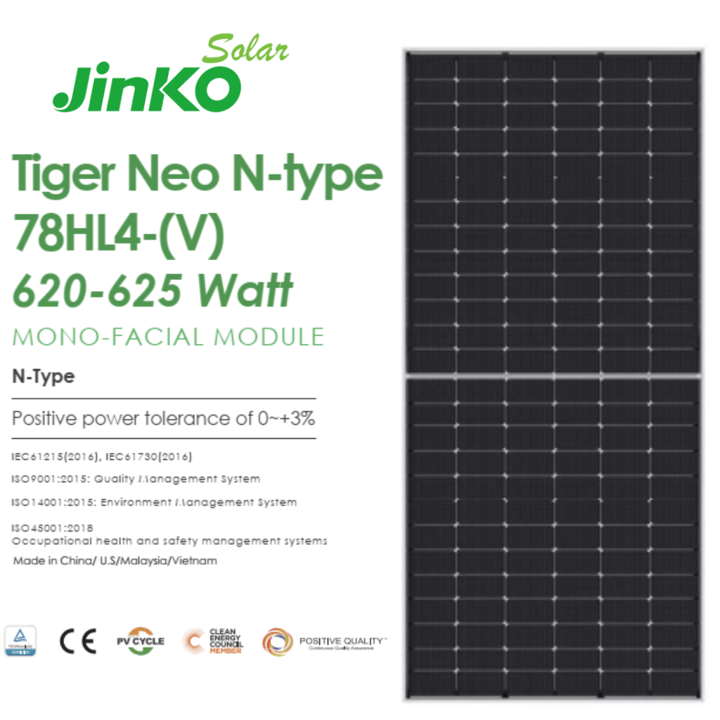 Jinko 625W N-type